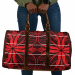 Scarlet Red Khotso Mojalefa Poone Travel Bag Basotho Khotso Blanket Inspired