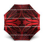 Scarlet Red Khotso Mojalefa Poone Umbrella Basotho Khotso Blanket Inspired