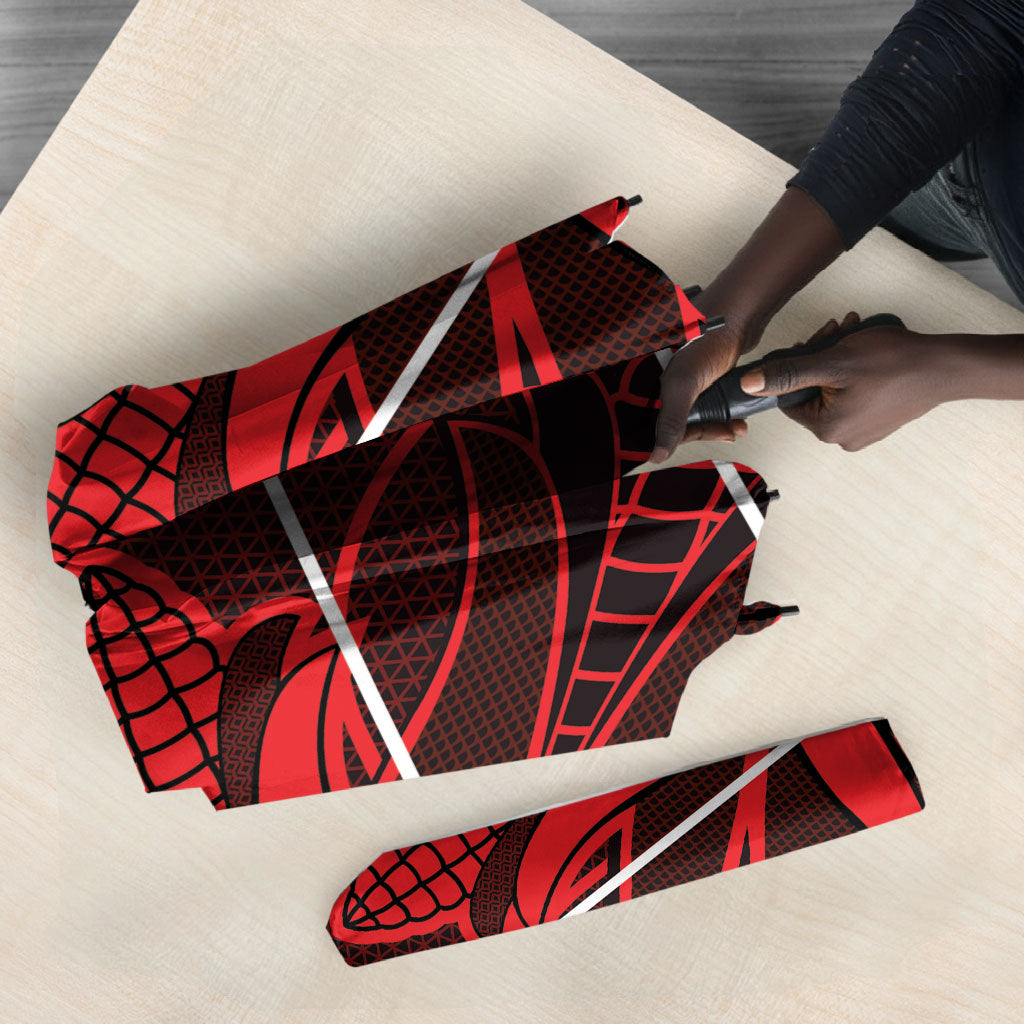 Scarlet Red Khotso Mojalefa Poone Umbrella Basotho Khotso Blanket Inspired