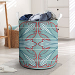 Turquoise Khotso Mojalefa Poone Laundry Basket Basotho Khotso Blanket Inspired