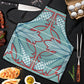 Turquoise Khotso Mojalefa Poone Apron Basotho Khotso Blanket Inspired
