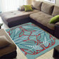 Turquoise Khotso Mojalefa Poone Area Rug Basotho Khotso Blanket Inspired