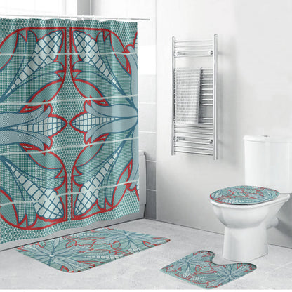 Turquoise Khotso Mojalefa Poone Bathroom Set Basotho Khotso Blanket Inspired