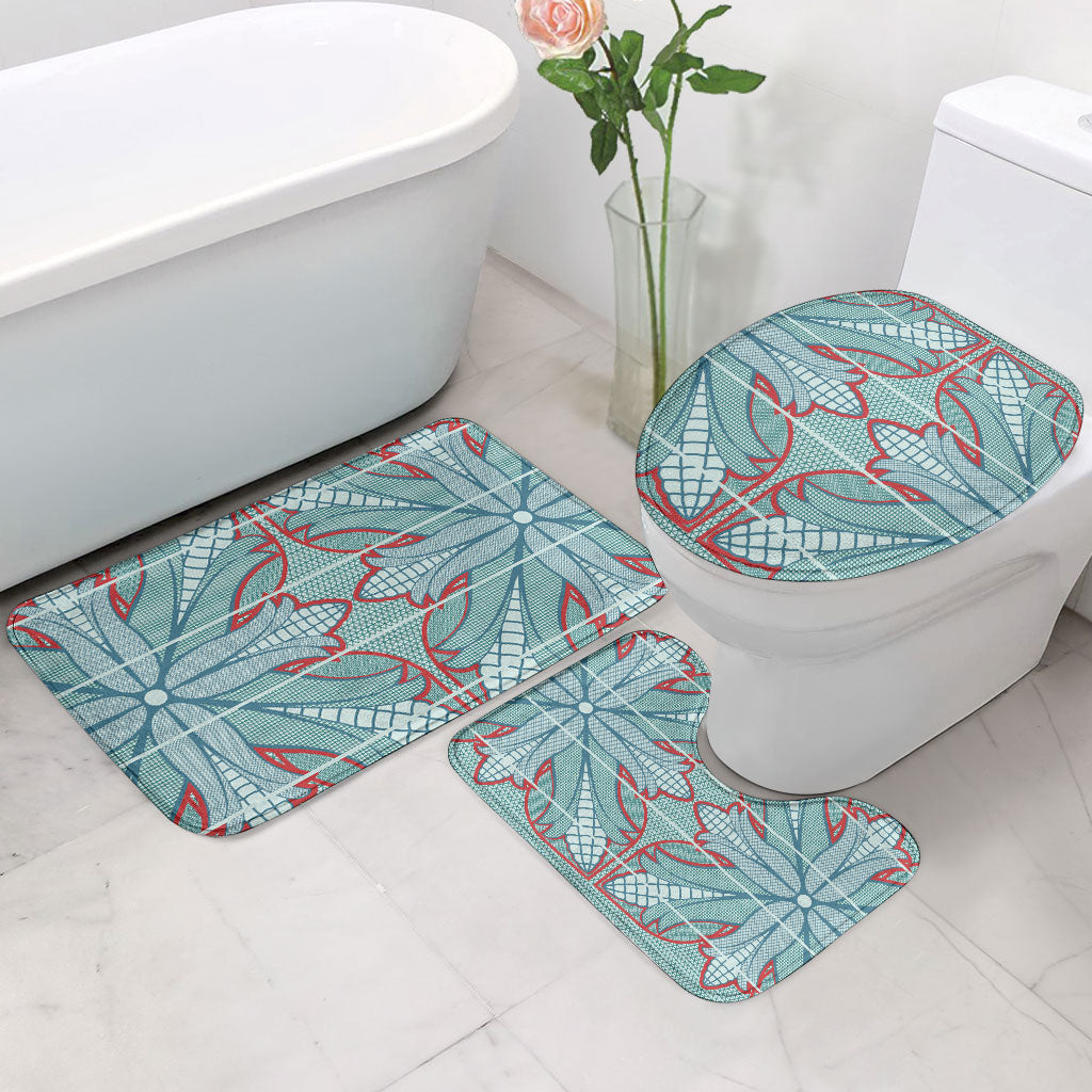 Turquoise Khotso Mojalefa Poone Bathroom Set Basotho Khotso Blanket Inspired