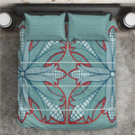 Turquoise Khotso Mojalefa Poone Bedding Set Basotho Khotso Blanket Inspired