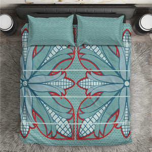 Turquoise Khotso Mojalefa Poone Bedding Set Basotho Khotso Blanket Inspired