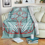 Turquoise Khotso Mojalefa Poone Blanket Basotho Khotso Blanket Inspired