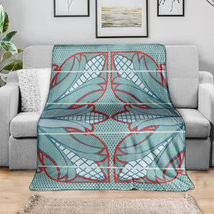 Turquoise Khotso Mojalefa Poone Blanket Basotho Khotso Blanket Inspired