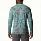 Turquoise Khotso Mojalefa Poone Button Sweatshirt Basotho Khotso Blanket Inspired