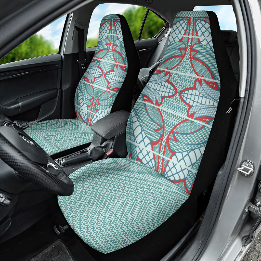 Turquoise Khotso Mojalefa Poone Car Seat Cover Basotho Khotso Blanket Inspired