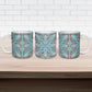 Turquoise Khotso Mojalefa Poone Ceramic Mug Basotho Khotso Blanket Inspired