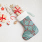 Turquoise Khotso Mojalefa Poone Christmas Stocking Basotho Khotso Blanket Inspired