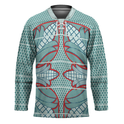 Turquoise Khotso Mojalefa Poone Hockey Jersey Basotho Khotso Blanket Inspired