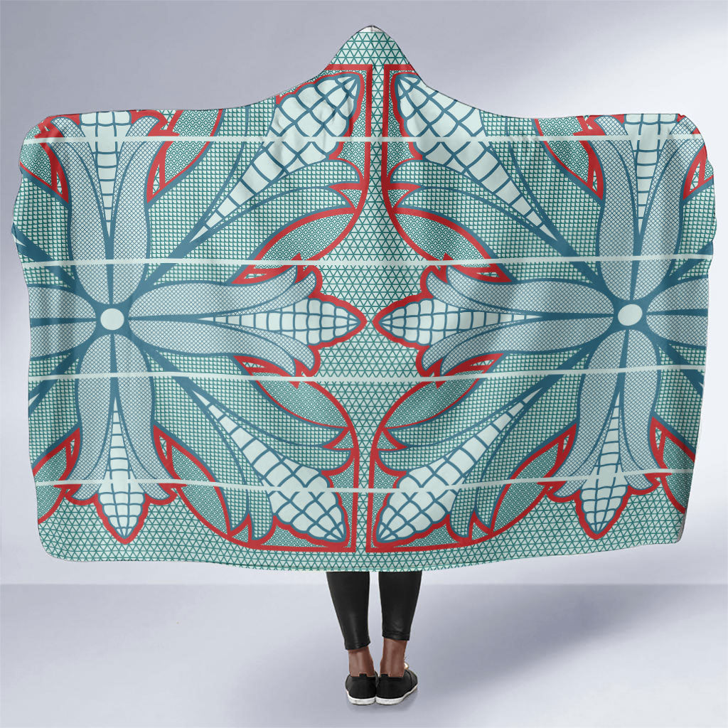 Turquoise Khotso Mojalefa Poone Hooded Blanket Basotho Khotso Blanket Inspired