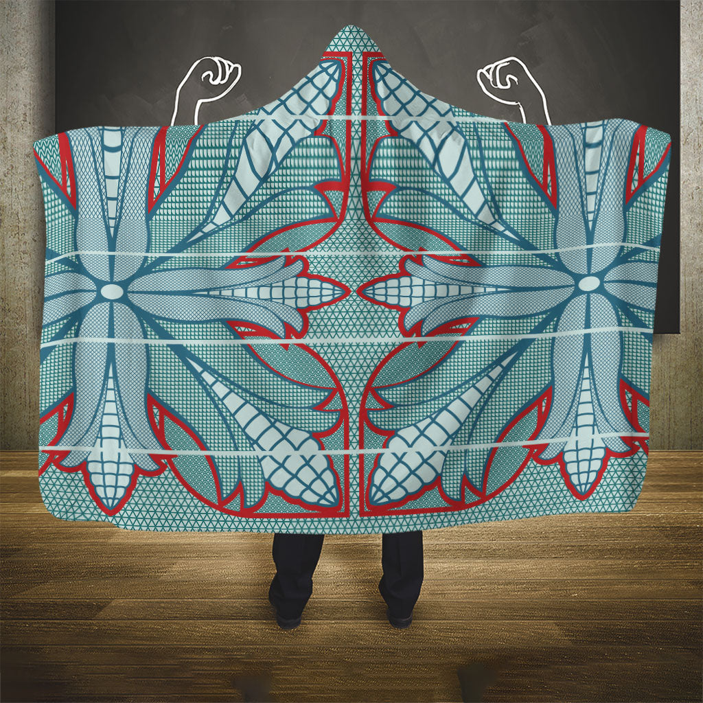 Turquoise Khotso Mojalefa Poone Hooded Blanket Basotho Khotso Blanket Inspired
