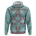 Turquoise Khotso Mojalefa Poone Hoodie Basotho Khotso Blanket Inspired