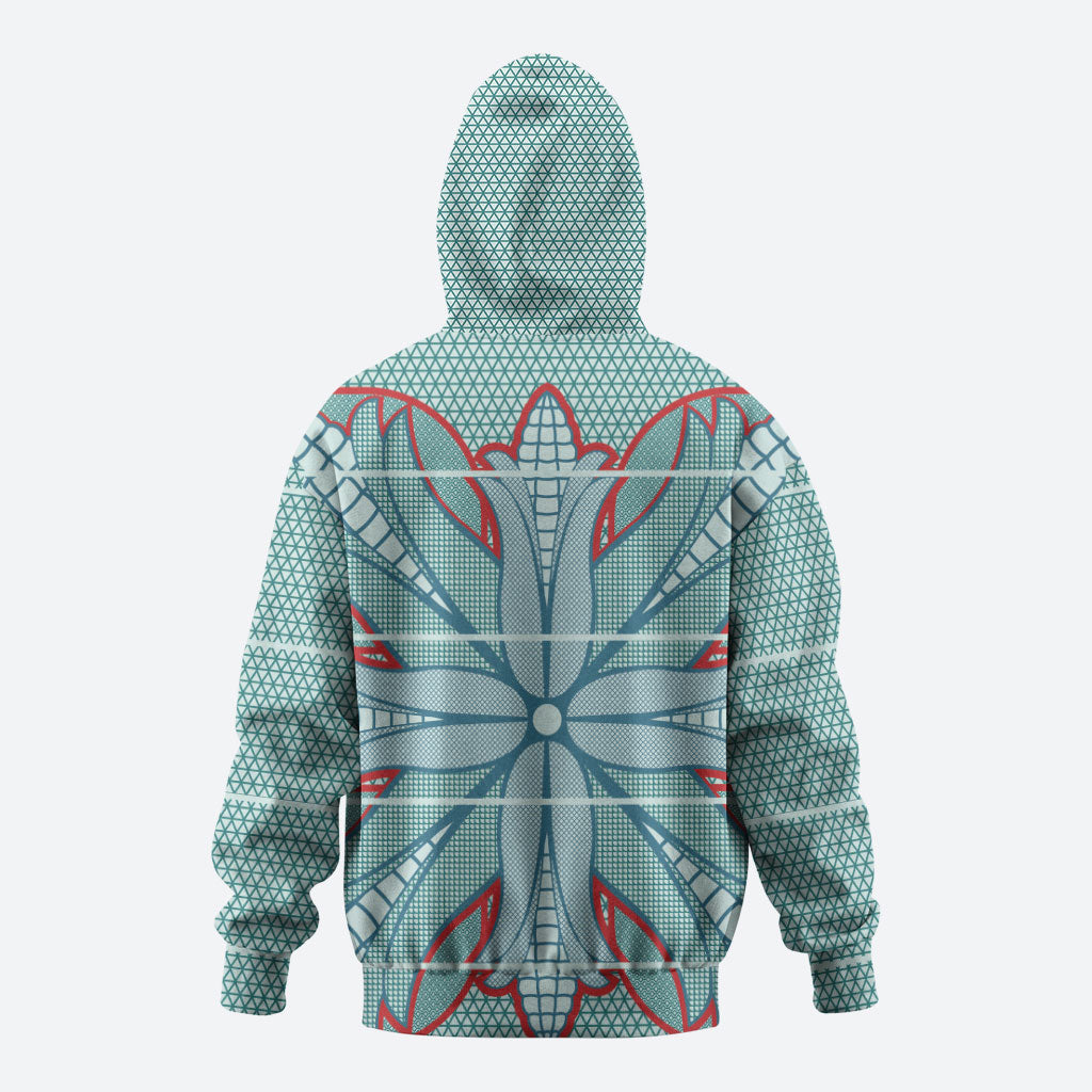 Turquoise Khotso Mojalefa Poone Hoodie Basotho Khotso Blanket Inspired