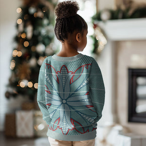 Turquoise Khotso Mojalefa Poone Kid Ugly Christmas Sweater Basotho Khotso Blanket Inspired