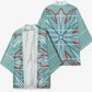 Turquoise Khotso Mojalefa Poone Kimono Basotho Khotso Blanket Inspired