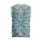 Turquoise Khotso Mojalefa Poone Christmas Knitted V-Neck Vest Basotho Khotso Blanket Inspired