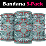 Turquoise Khotso Mojalefa Poone Neck Gaiter Basotho Khotso Blanket Inspired