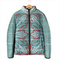 Turquoise Khotso Mojalefa Poone Padded Jacket Basotho Khotso Blanket Inspired