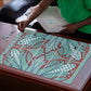 Turquoise Khotso Mojalefa Poone Puzzle Basotho Khotso Blanket Inspired