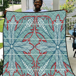 Turquoise Khotso Mojalefa Poone Quilt Basotho Khotso Blanket Inspired