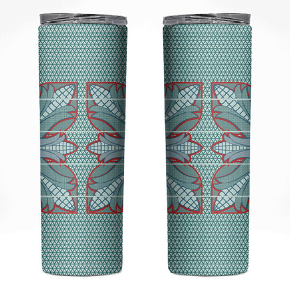 Turquoise Khotso Mojalefa Poone Skinny Tumbler Basotho Khotso Blanket Inspired