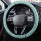 Turquoise Khotso Mojalefa Poone Steering Wheel Cover Basotho Khotso Blanket Inspired