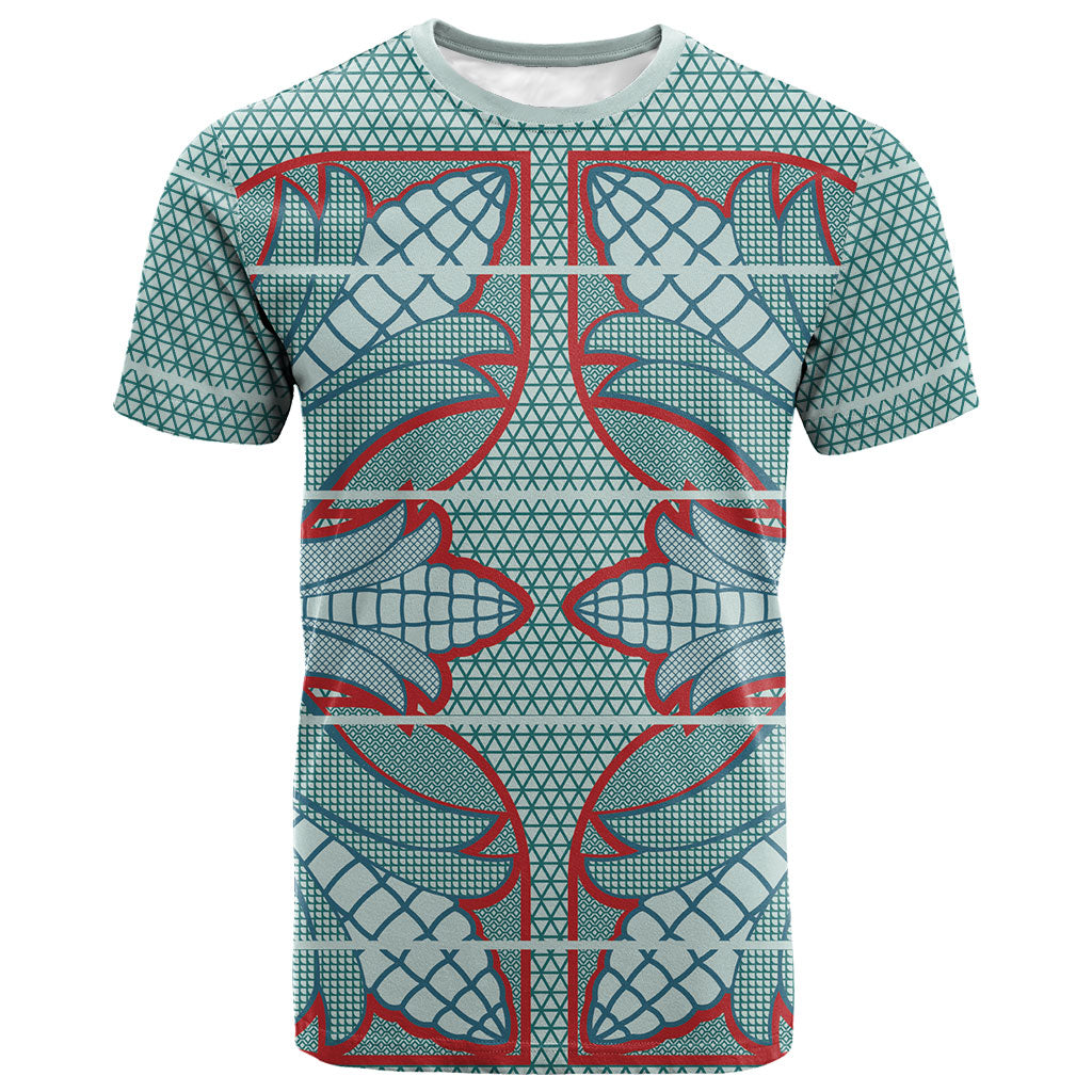 Turquoise Khotso Mojalefa Poone T shirt Basotho Khotso Blanket Inspired