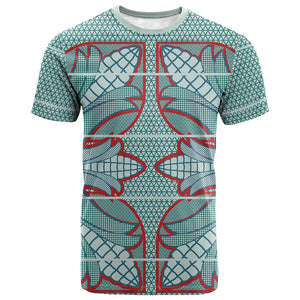 Turquoise Khotso Mojalefa Poone T shirt Basotho Khotso Blanket Inspired