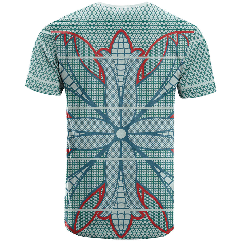Turquoise Khotso Mojalefa Poone T shirt Basotho Khotso Blanket Inspired