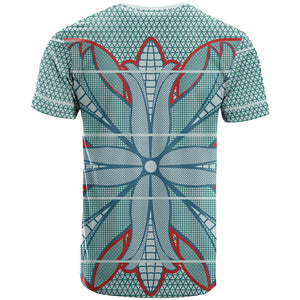 Turquoise Khotso Mojalefa Poone T shirt Basotho Khotso Blanket Inspired