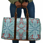 Turquoise Khotso Mojalefa Poone Travel Bag Basotho Khotso Blanket Inspired