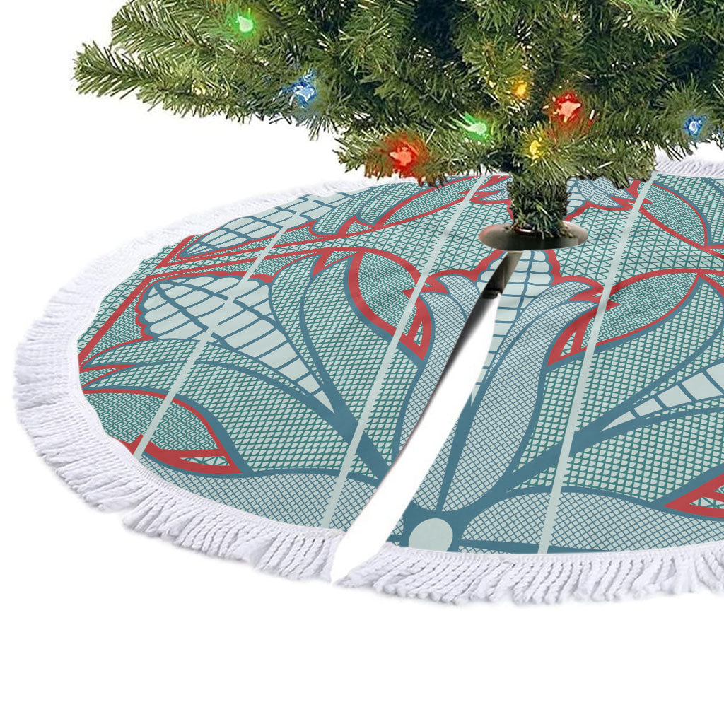 Turquoise Khotso Mojalefa Poone Tree Skirt Basotho Khotso Blanket Inspired