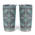 Turquoise Khotso Mojalefa Poone Tumbler Cup Basotho Khotso Blanket Inspired