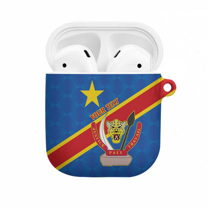 Africa DR of the Congo Personalized AirPods Case Flag Style