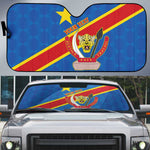 Africa DR of the Congo Personalized Auto Sun Shade Flag Style