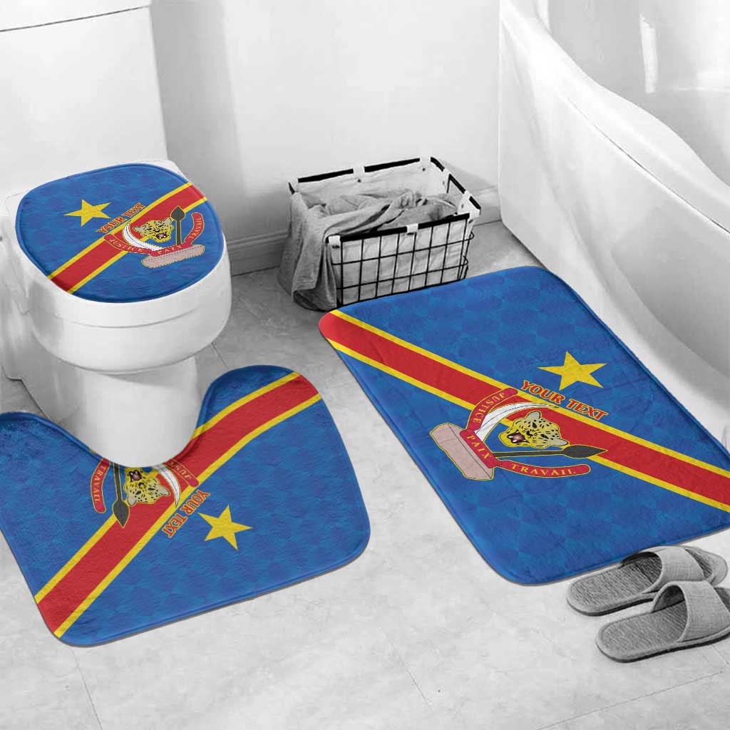 Africa DR of the Congo Personalized Bathroom Set Flag Style