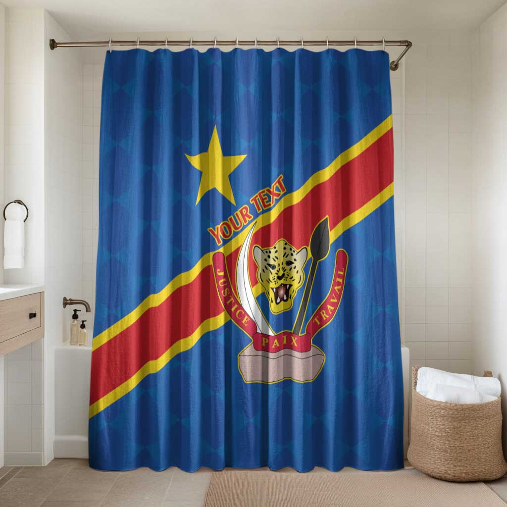 Africa DR of the Congo Personalized Bathroom Set Flag Style