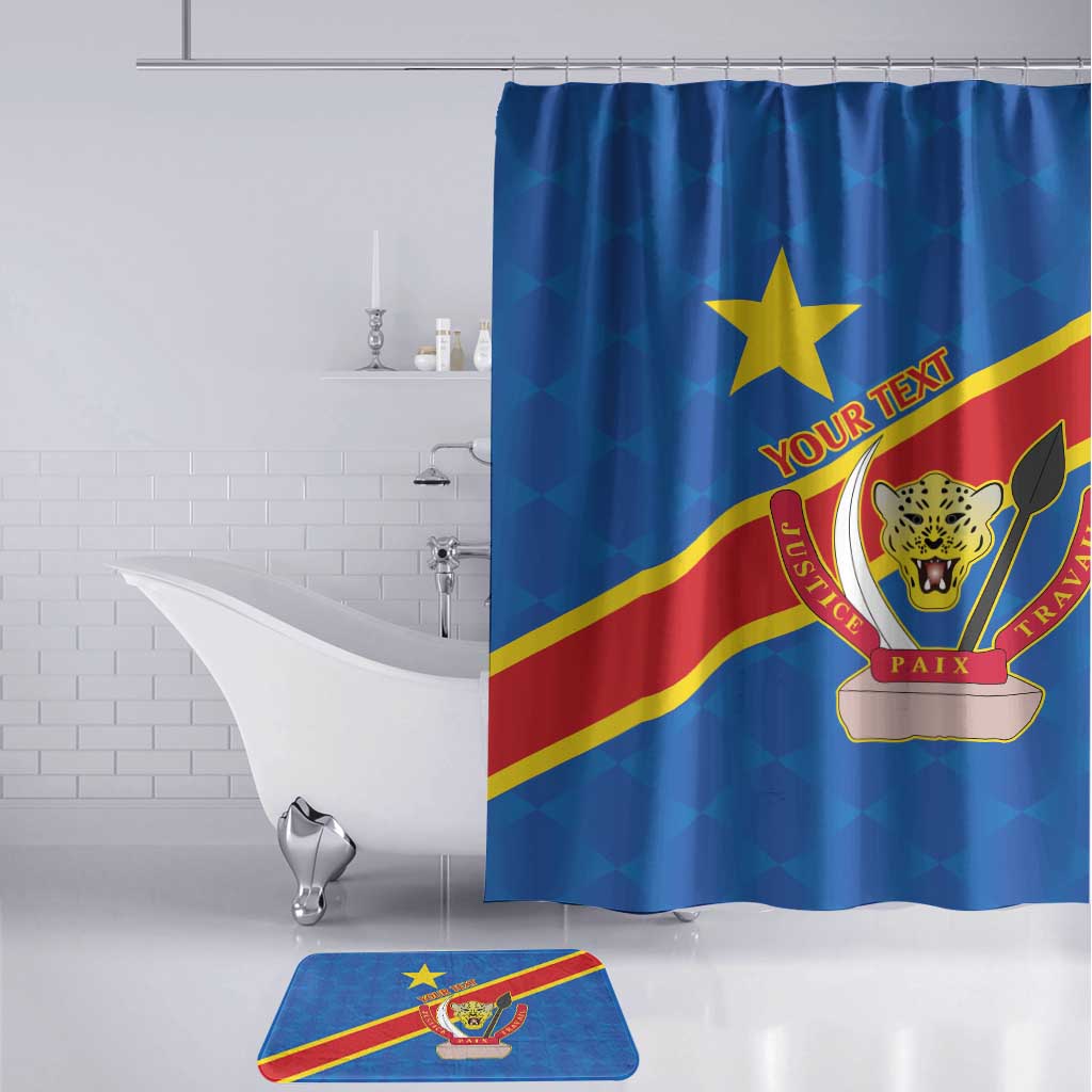 Africa DR of the Congo Personalized Bathroom Set Flag Style