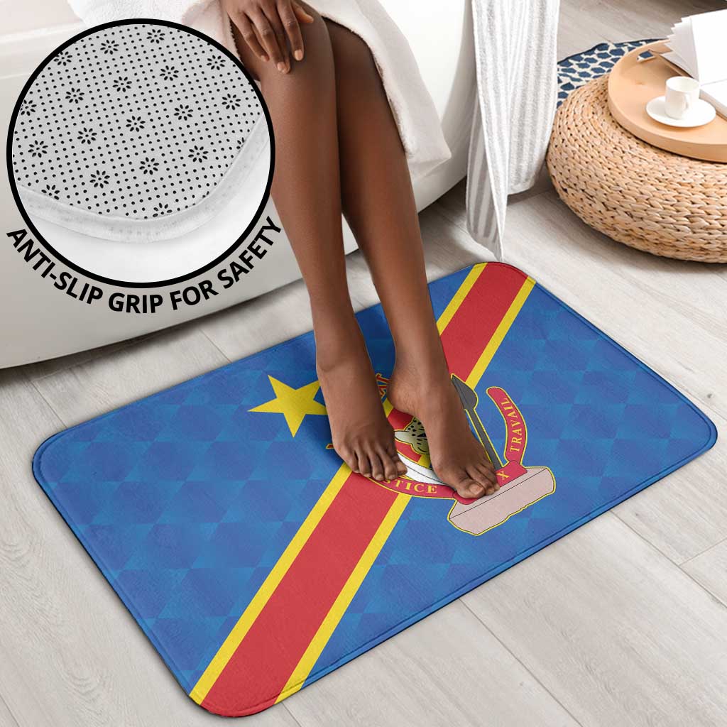 Africa DR of the Congo Personalized Bathroom Set Flag Style