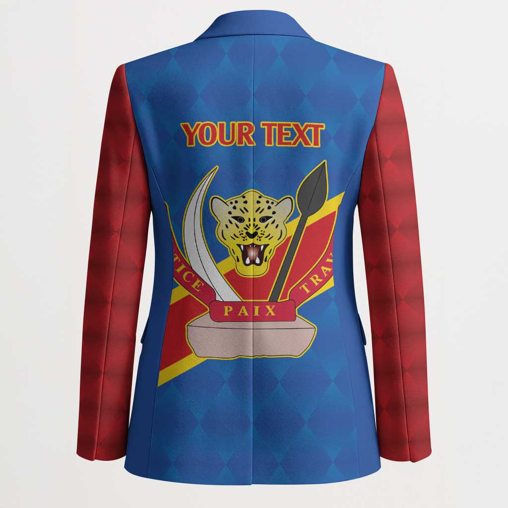 Africa DR of the Congo Personalized Blazer Flag Style