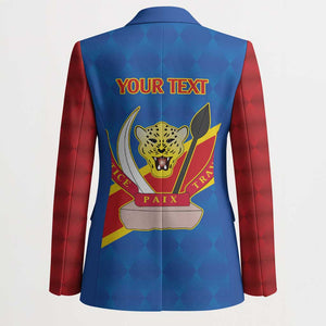 Africa DR of the Congo Personalized Blazer Flag Style