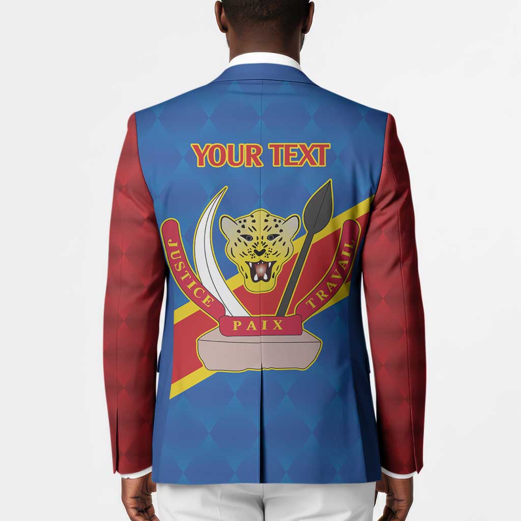 Africa DR of the Congo Personalized Blazer Flag Style