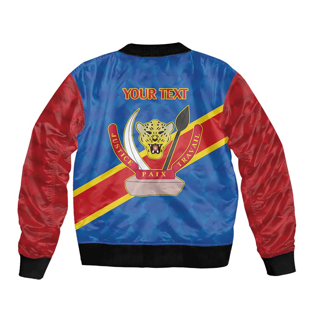 Africa DR of the Congo Personalized Bomber Jacket Flag Style - African Pride