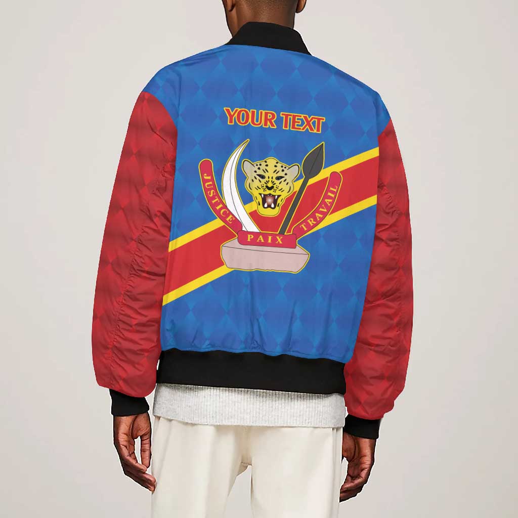 Africa DR of the Congo Personalized Bomber Jacket Flag Style - African Pride