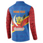 Africa DR of the Congo Personalized Button Sweatshirt Flag Style
