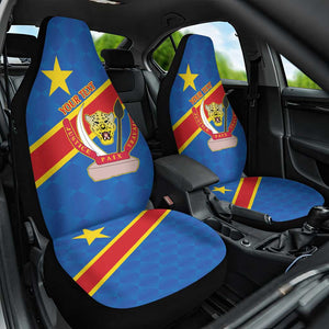 Africa DR of the Congo Personalized Car Seat Cover Flag Style - African Pride